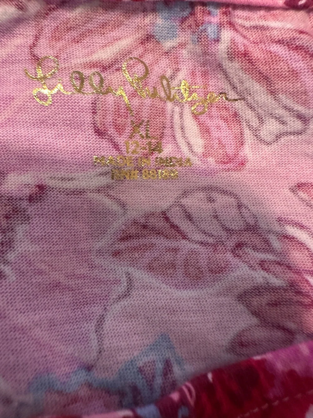 Lilly Pulitzer Mini Geanna Dress Lilac Thistle In The Wild Flowers Size XL 12-14